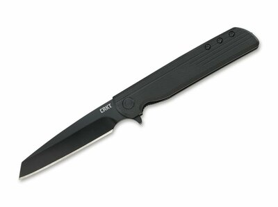 CRKT CR-3802K LCK + BLACKOUT zsebkés rásegítéssel 8,2 cm, teljesen fekete, FRN