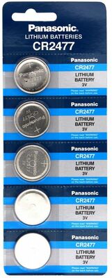 Panasonic Lithium CR2477 knoflíková lithiová baterie 5ks SPPA-2477