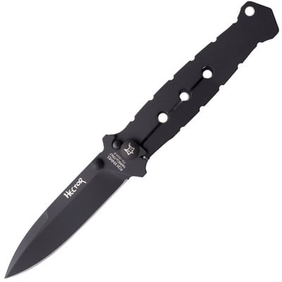 FOX knives FX-504 B HECTOR kapesní nůž 8,5 cm, celočerná, celoocelový