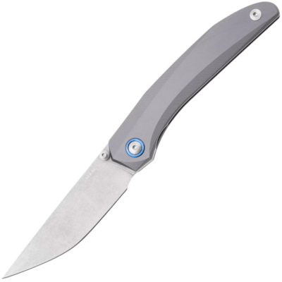 MKM MK DT-AT DETONARIO kapesní nůž 7,7 cm, Stonewash, titanovo-šedá, hliník