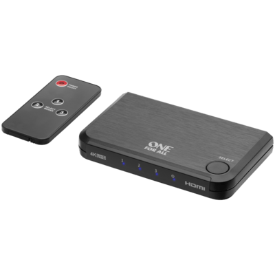 One For All SV1632 Smart prepínač HDMI 3 zariadenia k 1 portu HDMI