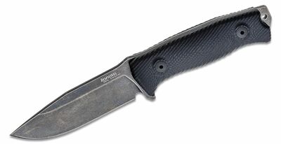 LionSteel M5B G10 nůž do přírody 11,5 cm, Blackwash, černá, G10, pouzdro Cordura