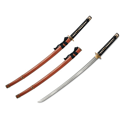 Cold Steel SW-TACHKTNA TACHI KATANA 76,2 cm, japonský štýl, damašková oceľ, drevená pochva