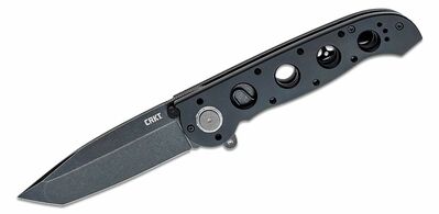 CRKT CR-M16-04DB M16®-04DB Tanto zsebkés 9,9 cm, Fekete Stonewash, fekete, alumínium