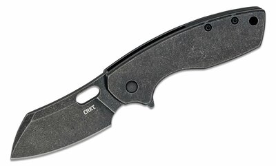 CRKT CR-5315KS Pilar® nagy fekete zsebkés 6,8 cm, fekete Stonewash, teljesen acél