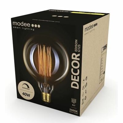 Modee Smart žiarovka Decor Edison G125 40W E27 extra teplá biela