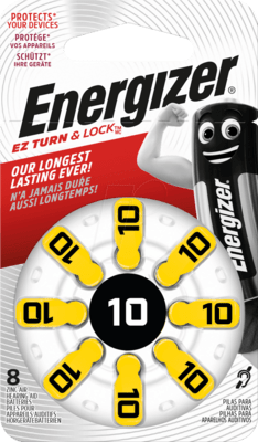 Energizer 10 SP-8 gombíkové batérie pre audioprotetiku 8ks 1,4V EN-634923