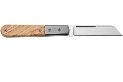 CK0115 UL LionSteel SheepFoot M390 blade,  Olive wood Handle, Ti Bolster & liners