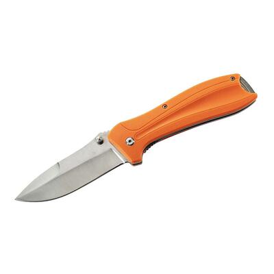 Herbertz 210312 Einhandmesser jednoručný vreckový nôž 8,7cm, oranžová, plast 