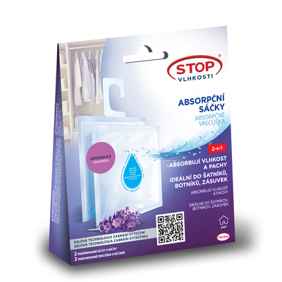 2104738 Ceresit STOP MOISTURE nedvszívó zacskók, relax. levendula, 2x50g