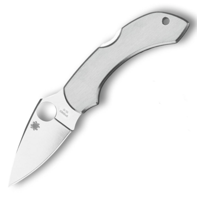 Spyderco C28P Dragonfly Stainless vreckový nôž 5,7 cm, Satin, celooceľový
