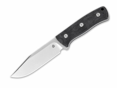 QSP Knife QS134-A Bison Black vonkajší nôž 11,5 cm, čierna, Micarta, puzdro Kydex