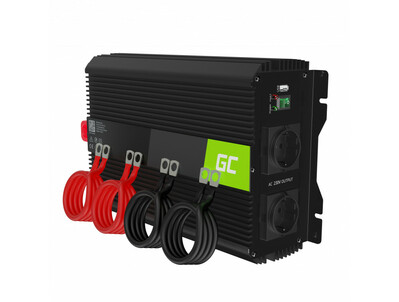 Green Cell INVGC10 automobilový měnič napětí PRO 12V to 230V, 2000W / 4000W