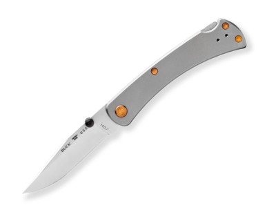 Buck BU-0110GYSLE1 110 Titanium Slim Pro TRX Limited vreckový nôž 9,5 cm, titán