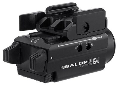 BALDR S 800 BLACK OLIGHT Svietidlo BALDR S čierne