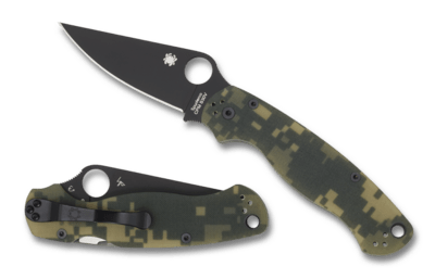 Spyderco C81GPCMOBK2 Para Military 2 Digital Camo kapesní nůž 8,7 cm, černá, kamufláž, G10