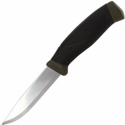 Morakniv 11863 Companion (C) kültéri kés 10,4 cm, fekete, zöld, műanyag/gumi, műanyag tok