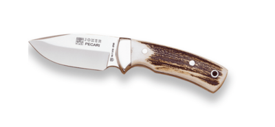 JOKER CC20 Pecari lovecký nůž 8,5 cm, paroh, kožené pouzdro