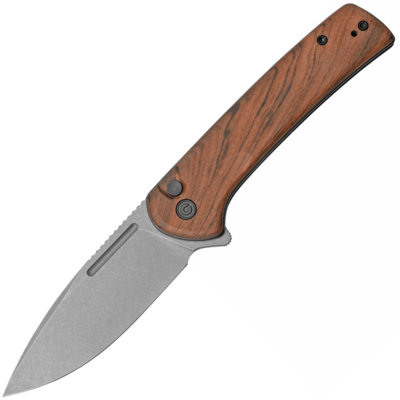 CIVIVI C21006-3 Conspirator vreckový nôž 8,8 cm, Stonewash, drevo Cuibourtia