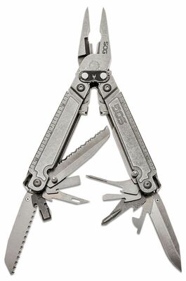 SOG-PA3001-CP PowerAccess ASSIST Stonewash többfunkciós szerszám, rásegítés, 21 funkció, nylon tok