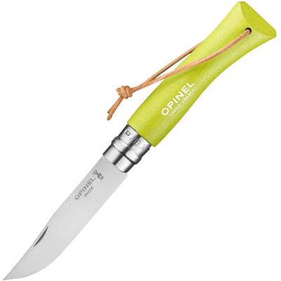 OPINEL 002207 VRI N°07 Bushwhacker Anise vreckový nôž 8 cm, svetlozelená, drevo