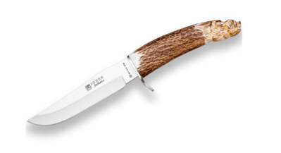JOKER CT33 Jabatě lovecký a sběratelský nůž 14 cm, paroh, kožené pouzdro
