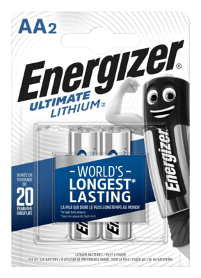 Energizer Ultimate Lithium AA / 2 FR6 / 2 1,5V 2db 7638900262636