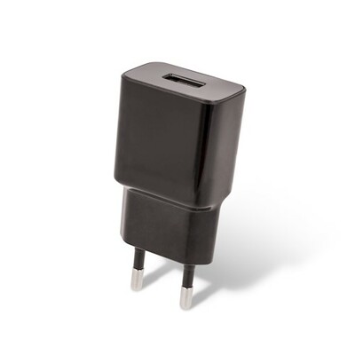 SETTY sieťová USB nabíjačka 1A (GSM043797) čierna
