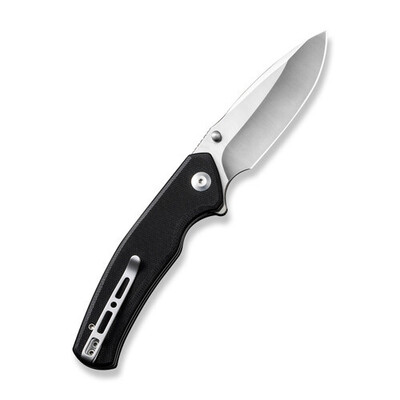 S20066-1 Sencut Slashkin fekete G10 fogantyú, szatén bevonatú D2 pengebetét zár