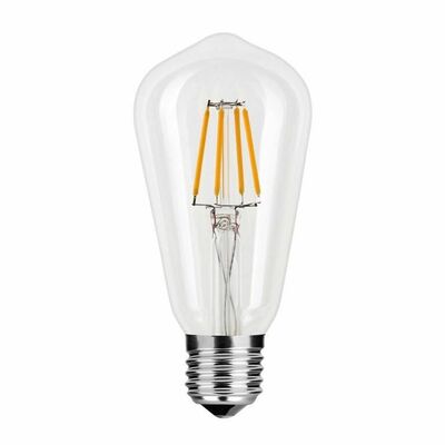 Modee LED žiarovka Filament ST64 4W E27 teplá biela