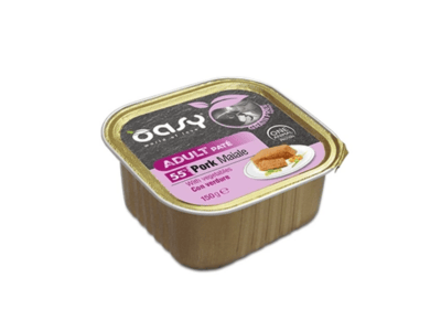 OAWGDAMV0015 Oasy Pate Grain Free Adult Pork with Vegetables 150g