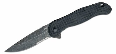 CRKT CR-2267 Taco Viper® zsebkés asszisztenssel 10,7 cm, fekete Stonewash, fekete, GRN