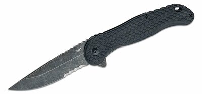 CRKT CR-2267 Taco Viper® vreckový nôž s asistenciou 10,7 cm, Black Stonewash, čierna, GRN