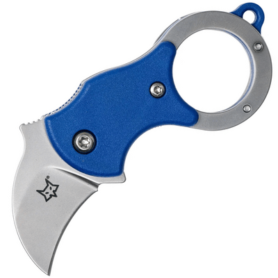 FOX knives FX-535 BL MINI-KA BLUE malý kapesní nůž - karambit 2,5 cm, Bead Blasted, modrá, FRN