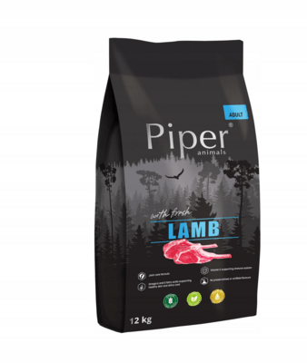 PIPER 25102124 DRY FOR DOG krmivo pre psy - jahňacie mäso 12 kg