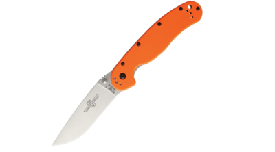 ONTARIO ON8848OR RAT I Orange vreckový nôž 9,2 cm, oranžová, nylon 