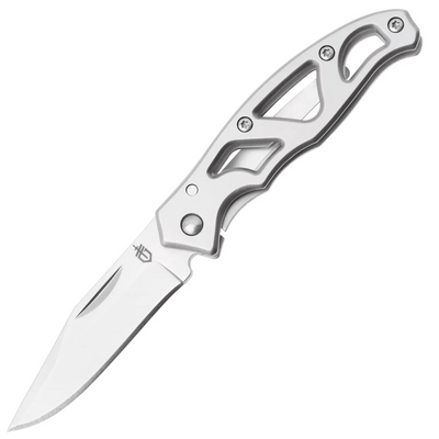 Gerber 22-48485 Paraframe Mini Plain vreckový nôž 5,4 cm, Satin, celooceľový