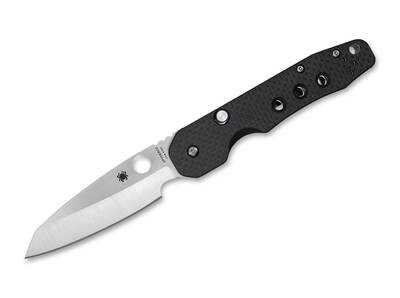 Spyderco C240CFP Smock kapesní nůž 8,6 cm, černá, úhlové vlákno, G10
