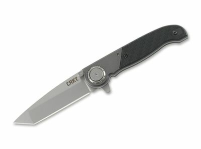 CRKT CR-M40-02 M40® - 02 TANTO BLACK kapesní nůž s asistencí 7,5 cm, černá, FRN, hliník