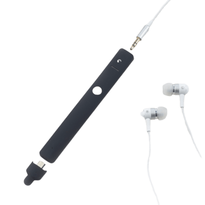 eTiger AACP02BK FineCall Black bezdrátový stylus 3v1 - černý