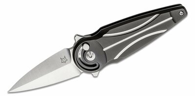 FOX Knives FX-551 Ti SATURN vreckový nôž 6,5 cm, Satin, čierna, titán