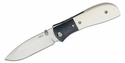 CRKT CR-M4-02M  M4™-02M White vreckový nôž 8,3 cm, biela, čierna G10, živica