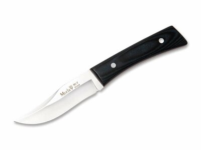 Muela BWE-8M nůž do přírody 8 cm, černá, Micarta, kožené pouzdro