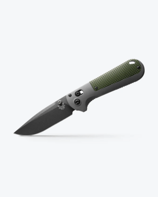 Benchmade 430BK REDOUBT zsebkés 9 cm, Cerakote, szürke-zöld, Grivory