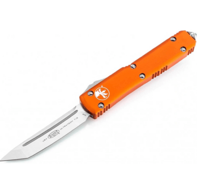 Microtech 123-4OR Ultratech Satin Standard Orange automatický nôž 8,8 cm, oranžová, hliník