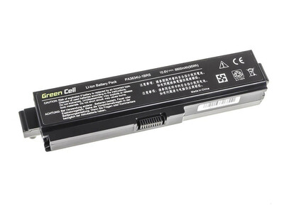 TS22 zöld cella akkumulátor Toshiba Satellite C650 C650D C660 C660D L650D L655 L750 PA3817U-1BRS / 1