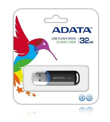 ADATA USB kľúč C906 32GB Čierny (AC906-32G-RBK)