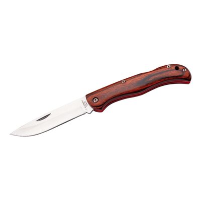 Herbertz 563810 vreckový nôž 8,4cm, hnedé drevo Pakka