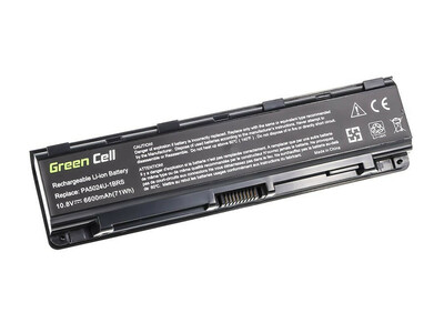 TS30 Green Cell Battery for Toshiba Satellite C850 C855 C870 L850 L855 PA5024U-1BRS / 11,1V 6600mAh