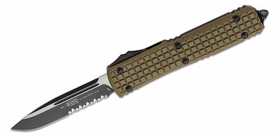 Microtech 121-2FRGTODS Ultratech OD Green Frag automatický nůž 8,8 cm, černá, zelená, G10, hliník